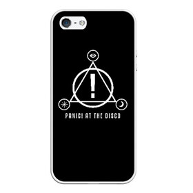 Чехол для iPhone 5/5S матовый с принтом PANIC! AT THE DISCO в городе Новоалтайск, Силикон | Область печати: задняя сторона чехла, без боковых панелей | Тематика изображения на принте: panic | panic at the disco | paniс | patd | райан росс