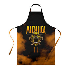 Фартук 3D с принтом Metallica в городе Новоалтайск, 100% полиэстер | общий размер — 65 х 85 см, ширина нагрудника — 26 см, горловина — 53 см, длина завязок — 54 см, общий обхват в поясе — 173 см. Принт на завязках и на горловине наносится с двух сторон, на основной части фартука — только с внешней стороны | metalica | metallica | группа | джеймс хэтфилд | кирк хэмметт | ларс ульрих | метал | металика | металлика | миталика | музыка | роберт трухильо | рок | трэш | трэшметал | хард | хеви