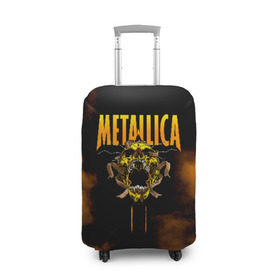 Чехол для чемодана 3D с принтом Metallica в городе Новоалтайск, 86% полиэфир, 14% спандекс | двустороннее нанесение принта, прорези для ручек и колес | metalica | metallica | группа | джеймс хэтфилд | кирк хэмметт | ларс ульрих | метал | металика | металлика | миталика | музыка | роберт трухильо | рок | трэш | трэшметал | хард | хеви