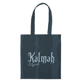 Сумка 3D повседневная с принтом группа Kalmah в городе Новоалтайск, 100% полиэстер | Плотность: 200 г/м2; Размер: 34×35 см; Высота лямок: 30 см | death | kalmah | metal | группа | деревья | лес | логотип | метал | музыка | ночь | фантазия | эмблема