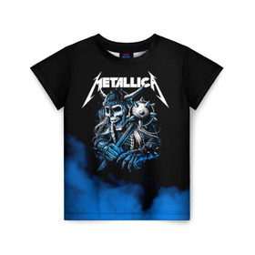 Детская футболка 3D с принтом Metallica в городе Новоалтайск, 100% гипоаллергенный полиэфир | прямой крой, круглый вырез горловины, длина до линии бедер, чуть спущенное плечо, ткань немного тянется | metalica | metallica | группа | джеймс хэтфилд | кирк хэмметт | ларс ульрих | метал | металика | металлика | миталика | музыка | роберт трухильо | рок | трэш | трэшметал | хард | хеви