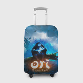 Чехол для чемодана 3D с принтом Ori - And The Will Of The Wisp в городе Новоалтайск, 86% полиэфир, 14% спандекс | двустороннее нанесение принта, прорези для ручек и колес | microsoft studios | moon studios | ori | ori and the blind forest | unity | лес | луна | нибела | ночной лес | ночь | ори | платформер | сова