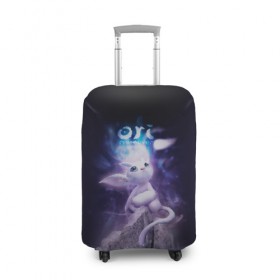 Чехол для чемодана 3D с принтом Ori - And The Will Of The Wisp в городе Новоалтайск, 86% полиэфир, 14% спандекс | двустороннее нанесение принта, прорези для ручек и колес | microsoft studios | moon studios | ori | ori and the blind forest | unity | лес | луна | нибела | ночной лес | ночь | ори | платформер | сова