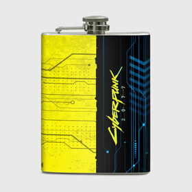 Фляга с принтом CYBERPUNK 2077 в городе Новоалтайск, металлический корпус | емкость 0,22 л, размер 125 х 94 мм. Виниловая наклейка запечатывается полностью | 2077 | cyber | cyberpunk | demon | glitch | keanu | logo | punk | reeves | samurai | symbol | team | trauma | глитч | демон | киану | кибер | киберпанк | клан | лого | логотип | огонь | панк | ривз | самурай | символ