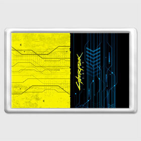 Магнит 45*70 с принтом CYBERPUNK 2077 в городе Новоалтайск, Пластик | Размер: 78*52 мм; Размер печати: 70*45 | Тематика изображения на принте: 2077 | cyber | cyberpunk | demon | glitch | keanu | logo | punk | reeves | samurai | symbol | team | trauma | глитч | демон | киану | кибер | киберпанк | клан | лого | логотип | огонь | панк | ривз | самурай | символ