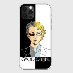 Чехол для iPhone 12 Pro Max с принтом Good Omens в городе Новоалтайск, Силикон |  | Тематика изображения на принте: good | omens | sheen | tennant | азирафель | ангел | благие знамения | демон | кроули | падший | теннант | шин