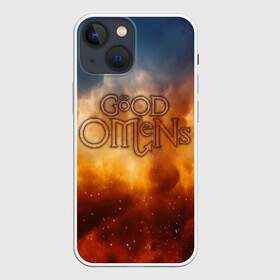 Чехол для iPhone 13 mini с принтом Good Omens в городе Новоалтайск,  |  | Тематика изображения на принте: good | omens | sheen | tennant | азирафель | ангел | благие знамения | демон | кроули | падший | теннант | шин