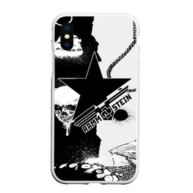 Чехол для iPhone XS Max матовый с принтом Rammstein в городе Новоалтайск, Силикон | Область печати: задняя сторона чехла, без боковых панелей | du hast | heavy | herzeleid | metal | mutter | rammstein | reise | rosenrot | sehnsucht | till lindemann | группа | метал | рамштайн | рок | тилль линдеманн | хард