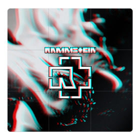 Магнитный плакат 3Х3 с принтом RAMMSTEIN в городе Новоалтайск, Полимерный материал с магнитным слоем | 9 деталей размером 9*9 см | lindemann | rammstein | рамштайн | тилль линдеманн