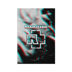 Обложка для паспорта матовая кожа с принтом RAMMSTEIN в городе Новоалтайск, натуральная матовая кожа | размер 19,3 х 13,7 см; прозрачные пластиковые крепления | Тематика изображения на принте: lindemann | rammstein | рамштайн | тилль линдеманн