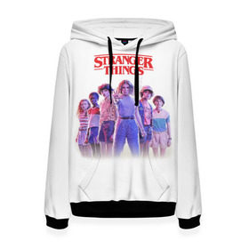 Женская толстовка 3D с принтом Stranger Things 3 в городе Новоалтайск, 100% полиэстер  | двухслойный капюшон со шнурком для регулировки, мягкие манжеты на рукавах и по низу толстовки, спереди карман-кенгуру с мягким внутренним слоем. | stranger things | очень странные дела