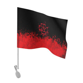 Флаг для автомобиля с принтом Rammstein (Брызги Красок). в городе Новоалтайск, 100% полиэстер | Размер: 30*21 см | 3d | hard | logo | metal | music | rammstein | rock | брызги красок | знак | лого | метал | музыка | рамштайн | рок | символ | текстура