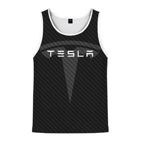 Мужская майка 3D с принтом TESLA (1) в городе Новоалтайск, 100% полиэстер | круглая горловина, приталенный силуэт, длина до линии бедра. Пройма и горловина окантованы тонкой бейкой | Тематика изображения на принте: elon | elon musk | musk | space | tesla | автолюбитель | автомобиль | илон маск | тесла
