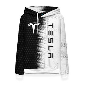 Женская толстовка 3D с принтом TESLA (2) в городе Новоалтайск, 100% полиэстер  | двухслойный капюшон со шнурком для регулировки, мягкие манжеты на рукавах и по низу толстовки, спереди карман-кенгуру с мягким внутренним слоем. | elon | elon musk | musk | space | tesla | автолюбитель | автомобиль | илон маск | тесла