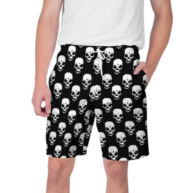 Мужские шорты 3D с принтом DED_SEC в городе Новоалтайск,  полиэстер 100% | прямой крой, два кармана без застежек по бокам. Мягкая трикотажная резинка на поясе, внутри которой широкие завязки. Длина чуть выше колен | Тематика изображения на принте: ded sec | fox | hacker | legion | watch dogs | watch dogs 2 | watch dogs legion | легион | хакер