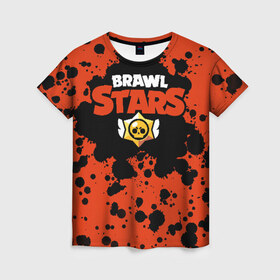Женская футболка 3D с принтом Brawl Stars в городе Новоалтайск, 100% полиэфир ( синтетическое хлопкоподобное полотно) | прямой крой, круглый вырез горловины, длина до линии бедер | brawl | bs | fails | leon | stars | supercell | tick | бой | босс | бравл | броубол | бс | герои | драка | звезд | осада | сейф | старс | цель