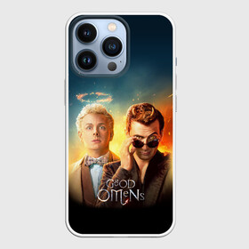Чехол для iPhone 13 Pro с принтом Good Omens в городе Новоалтайск,  |  | Тематика изображения на принте: good | omens | sheen | tennant | азирафель | ангел | благие знамения | демон | кроули | падший | теннант | шин