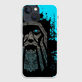 Чехол для iPhone 13 mini с принтом Один в городе Новоалтайск,  |  | good | odinn | viking | vikings | бог | викинг | викинги | грандж | кельтское | краски | один | плетение | скандинавы | славяне | язычник