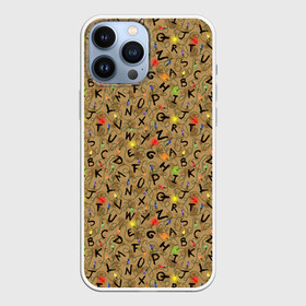 Чехол для iPhone 13 Pro Max с принтом STRANGER THINGS PATTERN в городе Новоалтайск,  |  | stranger 2 | stranger 3 | stranger things 3 | things 2 | things 3 | очень странные дела | очень странные дела 3. | очень странный дело