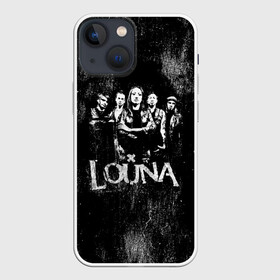 Чехол для iPhone 13 mini с принтом Louna в городе Новоалтайск,  |  | louna | tracktor bowling | альтернативный | вит | група | группа | лоуна | лу | луна | лусинэ геворкян | метал | нюметал | панк | панкрок | пилот | рок | ру | серж | трактор боулинг