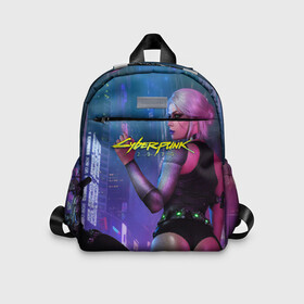 Детский рюкзак 3D с принтом CYBERPUNK 2077 в городе Новоалтайск, 100% полиэстер | лямки с регулируемой длиной, сверху петелька, чтобы рюкзак можно было повесить на вешалку. Основное отделение закрывается на молнию, как и внешний карман. Внутри дополнительный карман. По бокам два дополнительных кармашка | Тематика изображения на принте: 2077 | ciberpunk | cyber punk | cyberpank | cyberpunk | kiberpunk | kyberpank | kyberpunk | samurai | кибер панк | киберпанк | самурай
