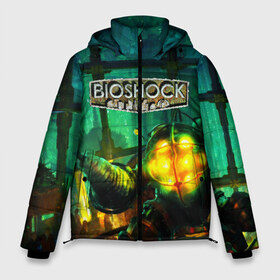 Мужская зимняя куртка 3D с принтом BIOSHOCK в городе Новоалтайск, верх — 100% полиэстер; подкладка — 100% полиэстер; утеплитель — 100% полиэстер | длина ниже бедра, свободный силуэт Оверсайз. Есть воротник-стойка, отстегивающийся капюшон и ветрозащитная планка. 

Боковые карманы с листочкой на кнопках и внутренний карман на молнии. | bioshock | bioshock infinite | биошок | букер | элизабет