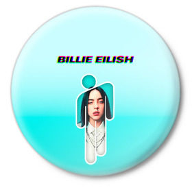 Значок с принтом Billie Eilish в городе Новоалтайск,  металл | круглая форма, металлическая застежка в виде булавки | ayelish | bad guy | bellyache | bilie eilish | bilie elish | billie | billie eilish | eilish | electronic | elish | music | билли айлиш | эйлиш | элиш