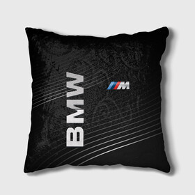 Подушка 3D с принтом BMW в городе Новоалтайск, наволочка – 100% полиэстер, наполнитель – холлофайбер (легкий наполнитель, не вызывает аллергию). | состоит из подушки и наволочки. Наволочка на молнии, легко снимается для стирки | bmw | абстракция | авто | автомобиль | лого | логотип | машина | скорость