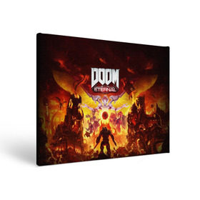 Холст прямоугольный с принтом DOOM Eternal в городе Новоалтайск, 100% ПВХ |  | Тематика изображения на принте: 2019 | bethesda | demon | doom | eternal | ethernal | game | games | logo | monster | runes | демон | дум | дуум | етернал | игра | игры | какодемон | кровь | лого | логотип | монстр | монстры | руны | символ | этернал