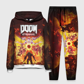 Мужской костюм 3D (с толстовкой) с принтом DOOM Eternal в городе Новоалтайск,  |  | 2019 | bethesda | demon | doom | eternal | ethernal | game | games | logo | monster | runes | демон | дум | дуум | етернал | игра | игры | какодемон | кровь | лого | логотип | монстр | монстры | руны | символ | этернал
