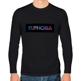 Мужской лонгслив хлопок с принтом сериал Euphoria в городе Новоалтайск, 100% хлопок |  | zendaya | зендея | ру беннетт | сериал euphoria | эйфория