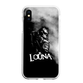 Чехол для iPhone XS Max матовый с принтом Louna в городе Новоалтайск, Силикон | Область печати: задняя сторона чехла, без боковых панелей | louna | tracktor bowling | альтернативный | вит | група | группа | лоуна | лу | луна | лусинэ геворкян | метал | нюметал | панк | панкрок | пилот | рок | ру | серж | трактор боулинг