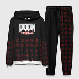 Мужской костюм 3D (с толстовкой) с принтом DOOM Eternal в городе Новоалтайск,  |  | 2019 | bethesda | demon | doom | eternal | ethernal | game | games | logo | monster | runes | демон | дум | дуум | етернал | игра | игры | какодемон | кровь | лого | логотип | монстр | монстры | руны | символ | этернал