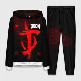 Женский костюм 3D (с толстовкой) с принтом DOOM в городе Новоалтайск,  |  | 2019 | bethesda | demon | doom | eternal | ethernal | game | games | logo | monster | runes | демон | дум | дуум | етернал | игра | игры | какодемон | кровь | лого | логотип | монстр | монстры | руны | символ | этернал