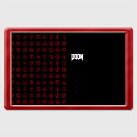 Магнит 45*70 с принтом DOOM - Руны в городе Новоалтайск, Пластик | Размер: 78*52 мм; Размер печати: 70*45 | Тематика изображения на принте: 2019 | bethesda | demon | doom | eternal | ethernal | game | games | logo | monster | runes | демон | дум | дуум | етернал | игра | игры | какодемон | кровь | лого | логотип | монстр | монстры | руны | символ | этернал