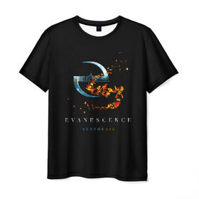 Мужская футболка 3D с принтом Evanescence в городе Новоалтайск, 100% полиэфир | прямой крой, круглый вырез горловины, длина до линии бедер | evanescence | альтернативный | готик | группа | джен маджура | евенсис | исчезновение | метал | рок | тим маккорд | трой маклоухорн | уилл хант | хард | эванесенс | эми ли