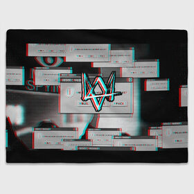 Плед 3D с принтом WATCH DOGS в городе Новоалтайск, 100% полиэстер | закругленные углы, все края обработаны. Ткань не мнется и не растягивается | ded sec | hacker | legion | watch dogs | watch dogs 2 | watch dogs legion | легион | хакер