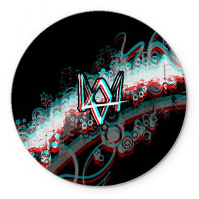 Коврик для мышки круглый с принтом WATCH DOGS в городе Новоалтайск, резина и полиэстер | круглая форма, изображение наносится на всю лицевую часть | Тематика изображения на принте: ded sec | hacker | legion | watch dogs | watch dogs 2 | watch dogs legion | легион | хакер