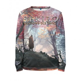 Детский лонгслив 3D с принтом Sekiro (СПИНА) в городе Новоалтайск, 100% полиэстер | длинные рукава, круглый вырез горловины, полуприлегающий силуэт
 | sekiro | shadows die twice | секиро | сэкиро