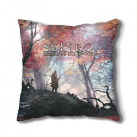 Подушка 3D с принтом Sekiro (СПИНА) в городе Новоалтайск, наволочка – 100% полиэстер, наполнитель – холлофайбер (легкий наполнитель, не вызывает аллергию). | состоит из подушки и наволочки. Наволочка на молнии, легко снимается для стирки | sekiro | shadows die twice | секиро | сэкиро