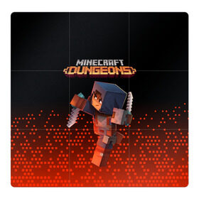 Магнитный плакат 3Х3 с принтом MINECRAFT: Dungeons в городе Новоалтайск, Полимерный материал с магнитным слоем | 9 деталей размером 9*9 см | craft | creeper | dungeon | dungeons | earth | game | logo | mine | minecraft | mobile | online | дунгеонс | земля | зомбиы | игра | крипер | лого | майкрафт | майнкрафт | мобайл | онлайн | подземелье | подземелья