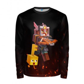 Мужской лонгслив 3D с принтом MINECRAFT: Dungeons в городе Новоалтайск, 100% полиэстер | длинные рукава, круглый вырез горловины, полуприлегающий силуэт | craft | creeper | dungeon | dungeons | earth | game | logo | mine | minecraft | mobile | online | дунгеонс | земля | зомбиы | игра | крипер | лого | майкрафт | майнкрафт | мобайл | онлайн | подземелье | подземелья