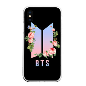 Чехол для iPhone XS Max матовый с принтом BTS в городе Новоалтайск, Силикон | Область печати: задняя сторона чехла, без боковых панелей | bangtan boys | beyond the scene | bts | k pop | kpop | love yourself | бтс | к поп