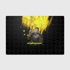Пазл магнитный 126 элементов с принтом CYBERPUNK 2077 в городе Новоалтайск, полимерный материал с магнитным слоем | 126 деталей, размер изделия —  180*270 мм | 2077 | cyber | cyberpunk | demon | glitch | keanu | logo | punk | reeves | samurai | symbol | team | trauma | глитч | демон | киану | кибер | киберпанк | клан | лого | логотип | огонь | панк | ривз | самурай | символ