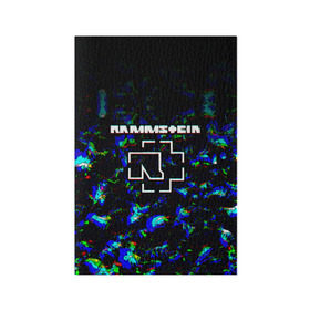 Обложка для паспорта матовая кожа с принтом Rammstein Glitch в городе Новоалтайск, натуральная матовая кожа | размер 19,3 х 13,7 см; прозрачные пластиковые крепления | amerika | art | du hast | germany | logo | mutter | rammstein | rock | till lindemann | арт | германия | группа | логотип | музыка | немецкая группа | немцы | песня | раммштайн | рамштайн | рок