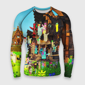 Мужской рашгард 3D с принтом MY LITTLE MINECRAFT в городе Новоалтайск,  |  | craft | creeper | dungeon | dungeons | earth | game | logo | mine | minecraft | mobile | online | дунгеонс | земля | зомбиы | игра | крипер | лого | майкрафт | майнкрафт | мобайл | онлайн | подземелье | подземелья