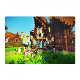 Магнитный плакат 3Х2 с принтом MY LITTLE MINECRAFT в городе Новоалтайск, Полимерный материал с магнитным слоем | 6 деталей размером 9*9 см | craft | creeper | dungeon | dungeons | earth | game | logo | mine | minecraft | mobile | online | дунгеонс | земля | зомбиы | игра | крипер | лого | майкрафт | майнкрафт | мобайл | онлайн | подземелье | подземелья