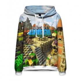 Мужская толстовка 3D с принтом MINECRAFT EARTH в городе Новоалтайск, 100% полиэстер | двухслойный капюшон со шнурком для регулировки, мягкие манжеты на рукавах и по низу толстовки, спереди карман-кенгуру с мягким внутренним слоем. | craft | creeper | dungeon | dungeons | earth | game | logo | mine | minecraft | mobile | online | дунгеонс | земля | зомбиы | игра | крипер | лого | майкрафт | майнкрафт | мобайл | онлайн | подземелье | подземелья
