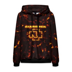Мужская толстовка 3D с принтом Rammstein Feuer в городе Новоалтайск, 100% полиэстер | двухслойный капюшон со шнурком для регулировки, мягкие манжеты на рукавах и по низу толстовки, спереди карман-кенгуру с мягким внутренним слоем. | amerika | art | du hast | germany | logo | mutter | rammstein | rock | till lindemann | арт | германия | группа | логотип | музыка | немецкая группа | немцы | песня | раммштайн | рамштайн | рок