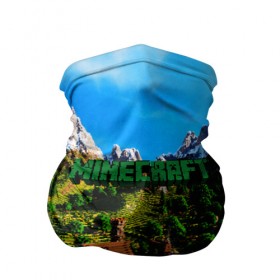 Бандана-труба 3D с принтом MINECRAFT в городе Новоалтайск, 100% полиэстер, ткань с особыми свойствами — Activecool | плотность 150‒180 г/м2; хорошо тянется, но сохраняет форму | 